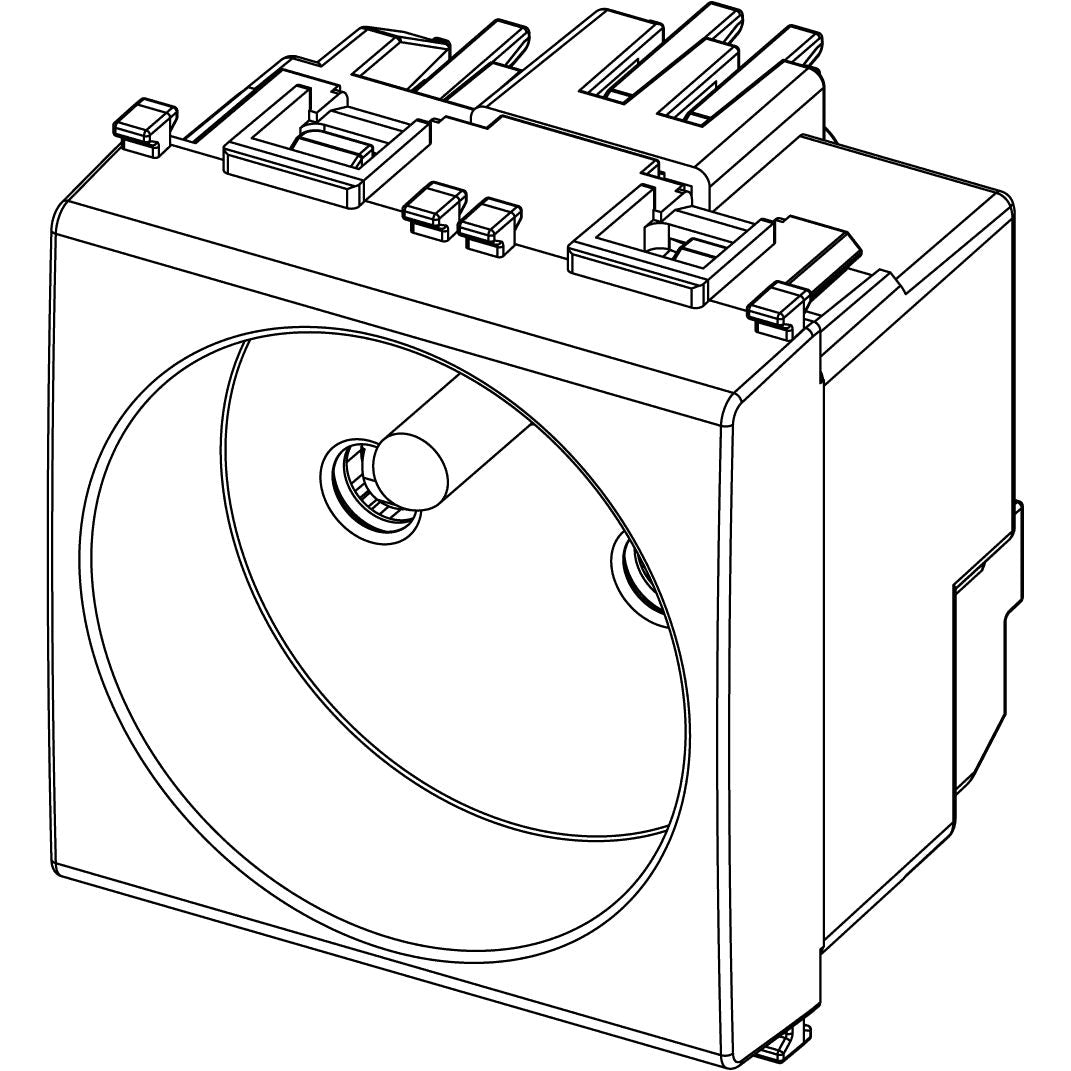 Vimar Plana 2P+E French SICURY Socket Outlet, 16A, 250V, IP20