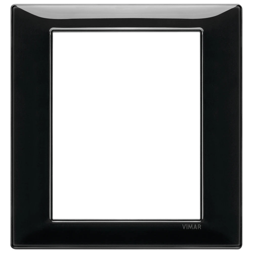 Vimar Plana 8-Module Cover Plate, 142.5 x 151 mm, Halogen-Free Technopolymer