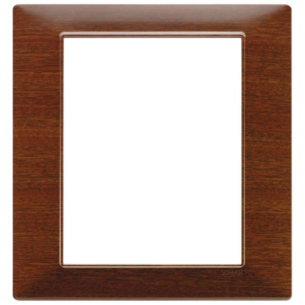 Vimar Plana 8-Module Cover Plate, 142.5 x 151 mm, Halogen-Free Technopolymer