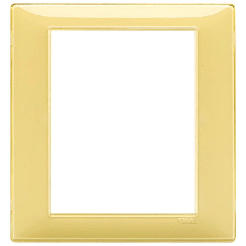 Vimar Plana 8-Module Cover Plate, 142.5 x 151 mm, Halogen-Free Technopolymer