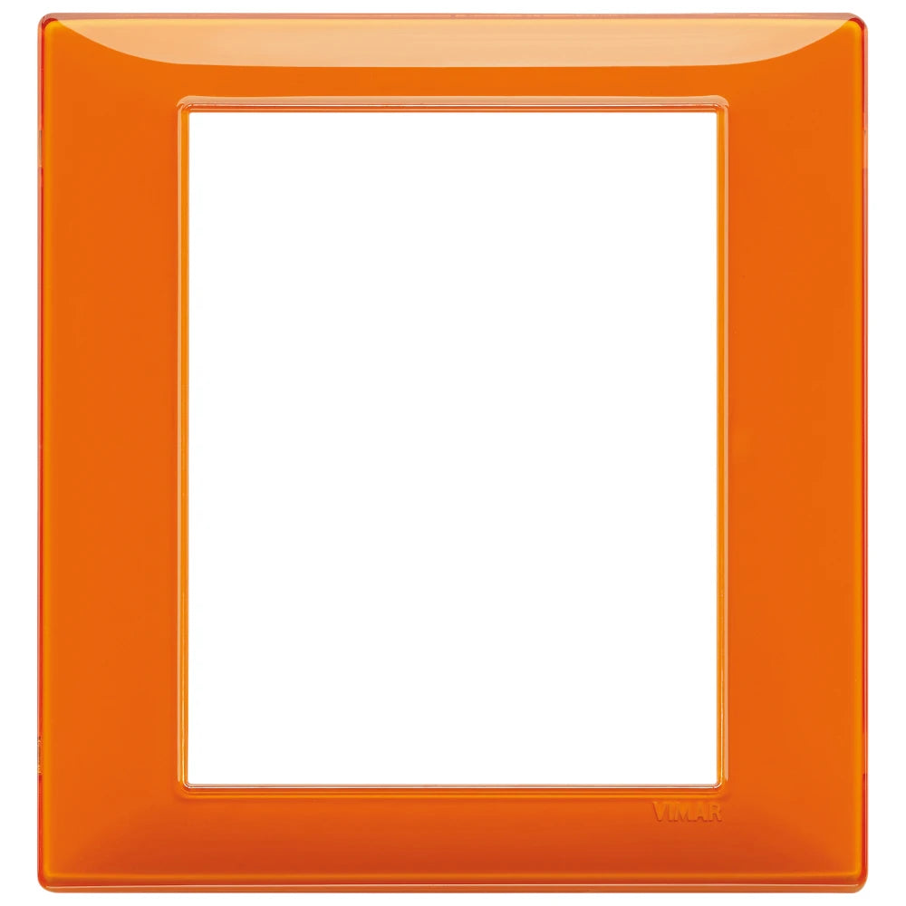Vimar Plana 8-Module Cover Plate, 142.5 x 151 mm, Halogen-Free Technopolymer