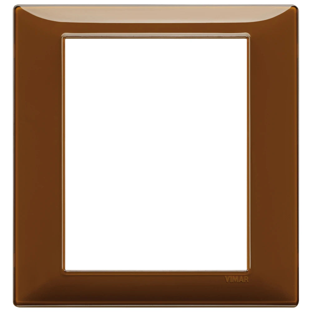 Vimar Plana 8-Module Cover Plate, 142.5 x 151 mm, Halogen-Free Technopolymer