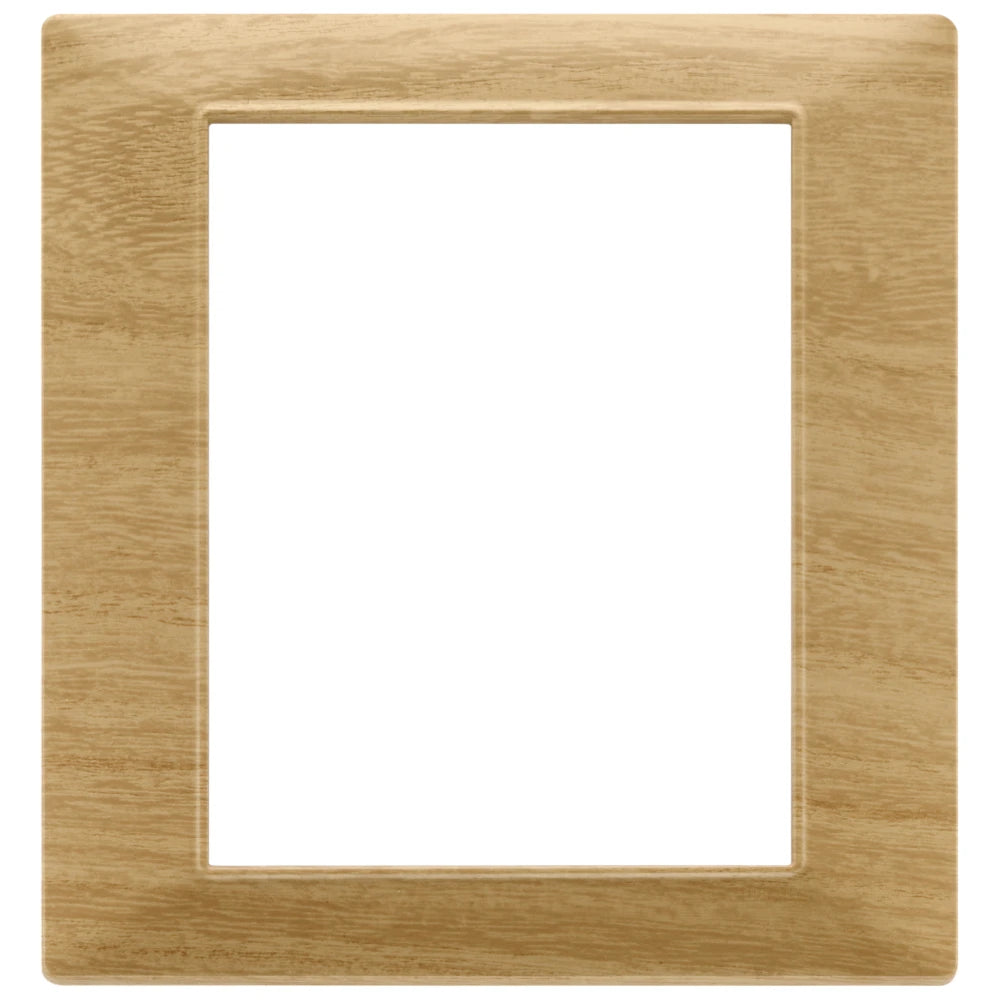 Vimar Plana 8-Module Cover Plate, 142.5 x 151 mm, Halogen-Free Technopolymer