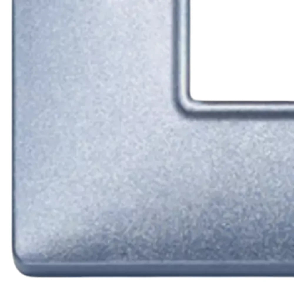 Vimar Plana 5-Module British Standard Cover Plate, 155 x 95 x 9 mm, Clamp Mounting, Horizontal/Vertical Mount, IP00