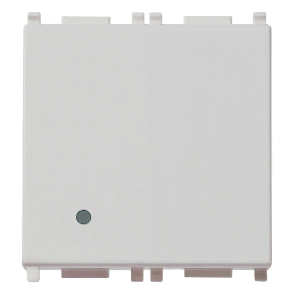 Vimar Plana 1P NO 10A Push Button, 250V, Lightable, IP40