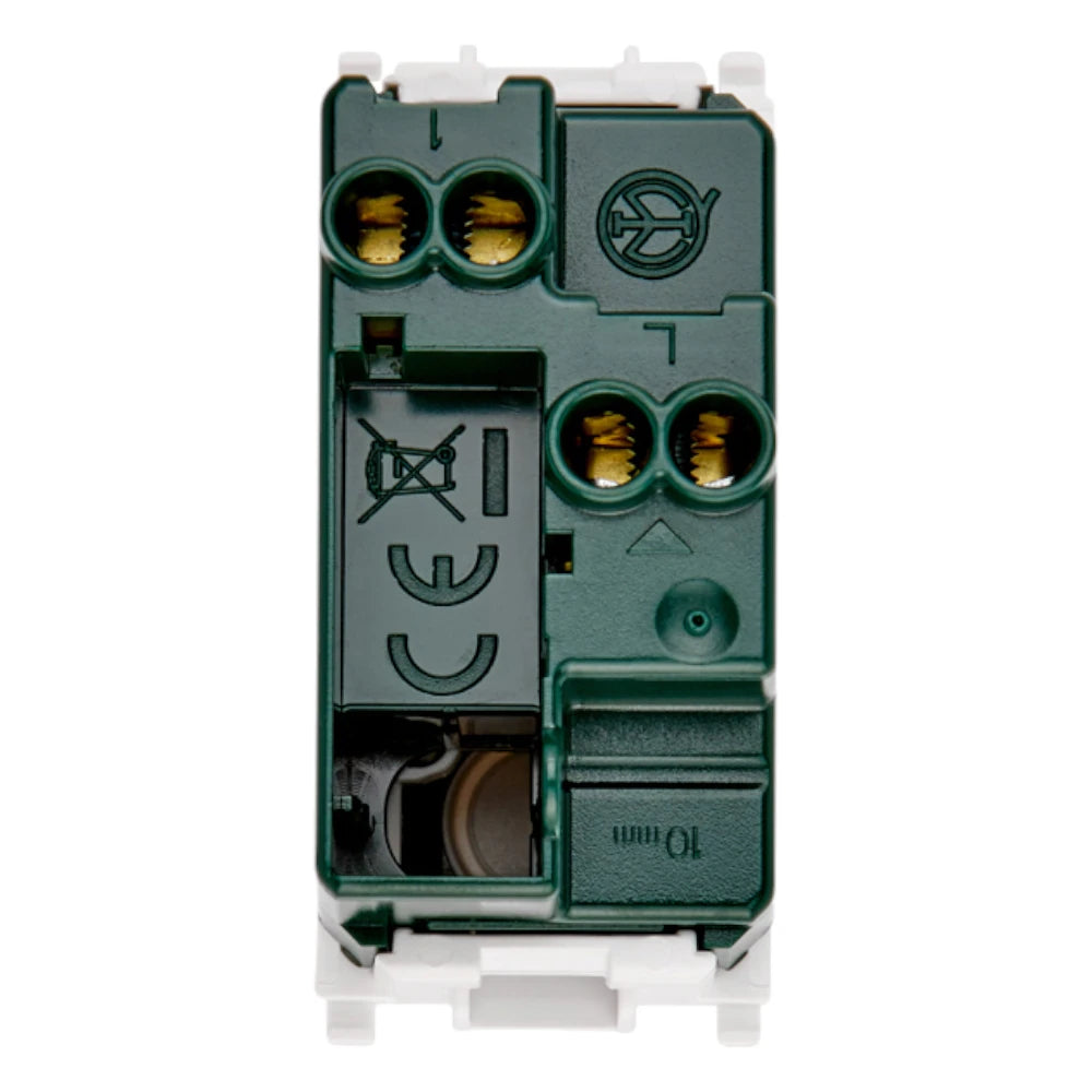 Vimar Plana 1P NO 10A Push Button, 250V, Lightable, IP40