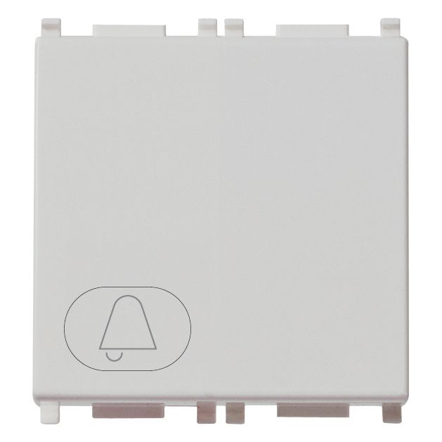Vimar Plana 1P NO 10A Push Button, 250V, Lightable, IP40