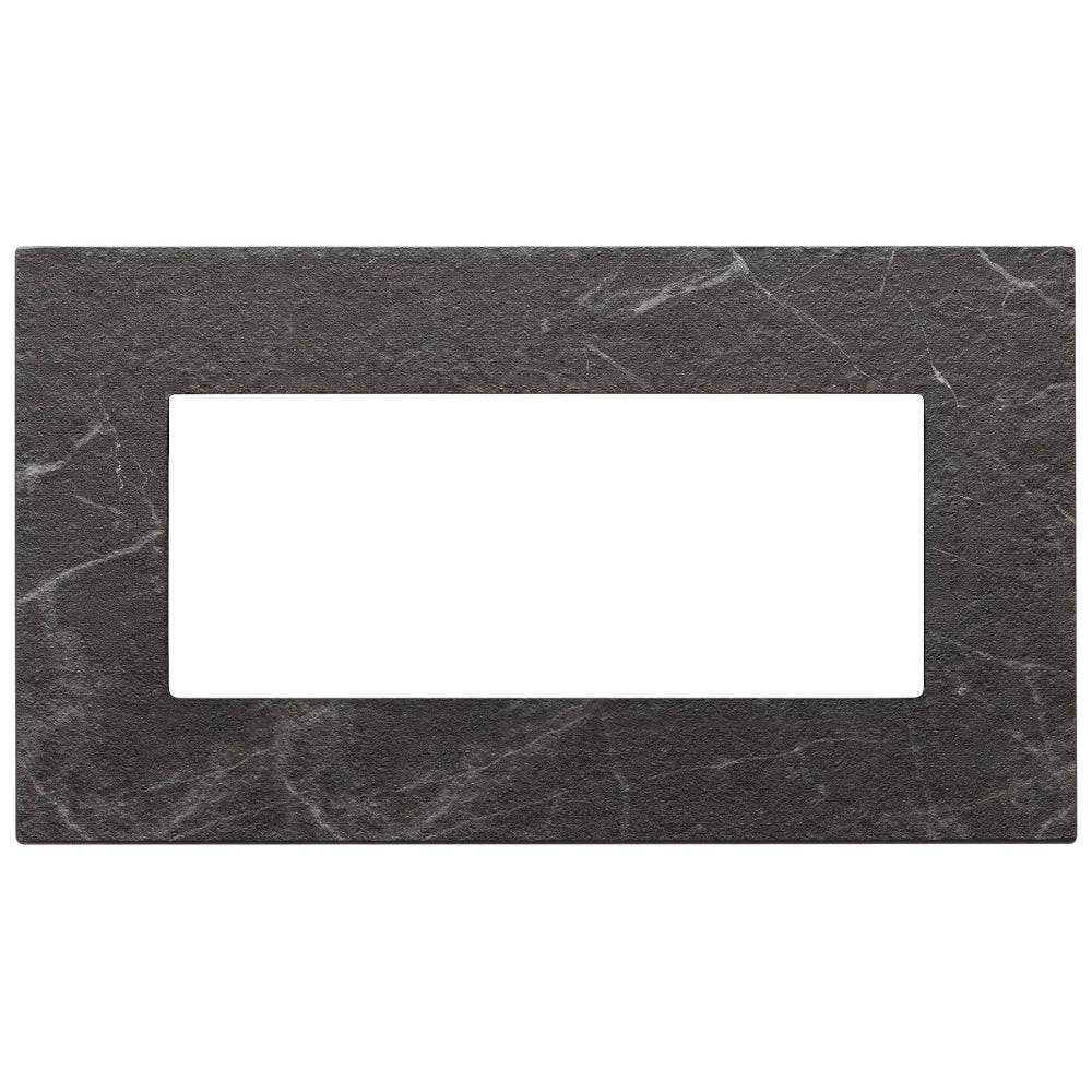 Vimar EIKON 5-Module British Standard Cover Plate, 159.3 x 90 mm, Clamp Mounting