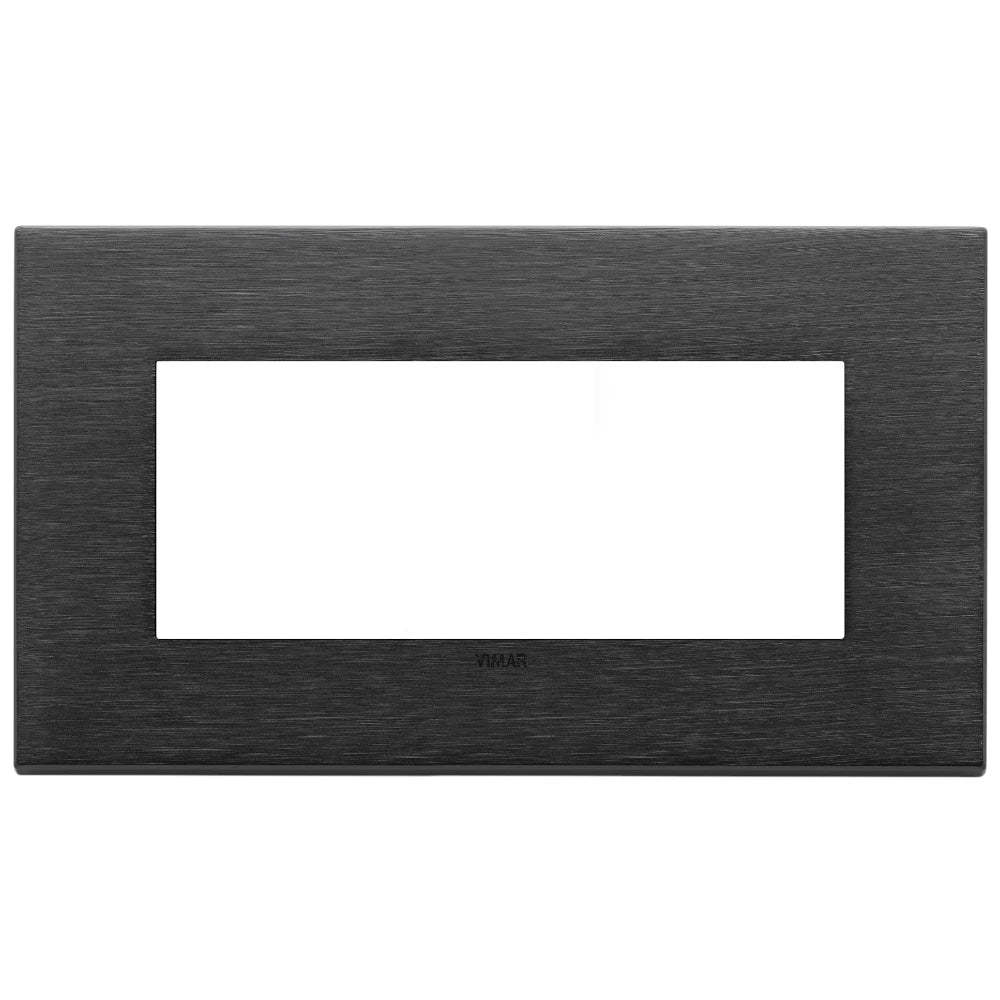 Vimar EIKON 5-Module British Standard Cover Plate, 159.3 x 90 mm, Clamp Mounting