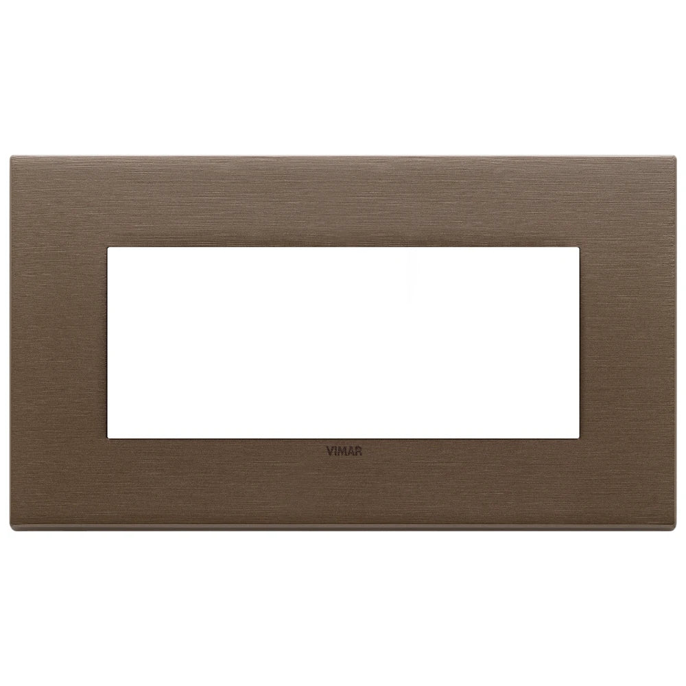 Vimar EIKON 5-Module British Standard Cover Plate, 159.3 x 90 mm, Clamp Mounting