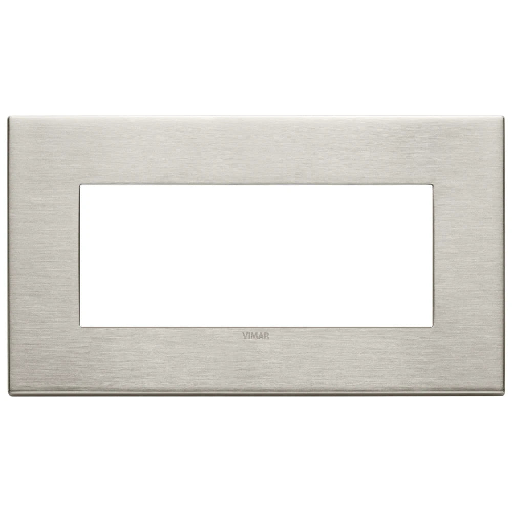 Vimar EIKON 5-Module British Standard Cover Plate, 159.3 x 90 mm, Clamp Mounting