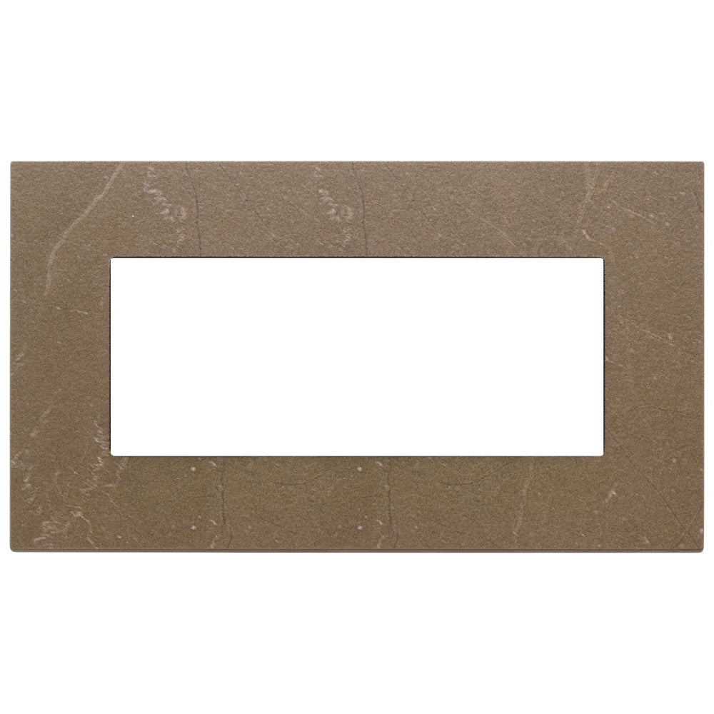 Vimar EIKON 5-Module British Standard Cover Plate, 159.3 x 90 mm, Clamp Mounting