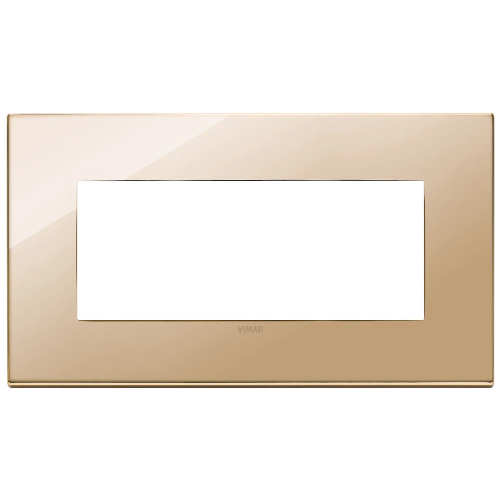 Vimar EIKON 5-Module British Standard Cover Plate, 159.3 x 90 mm, Clamp Mounting