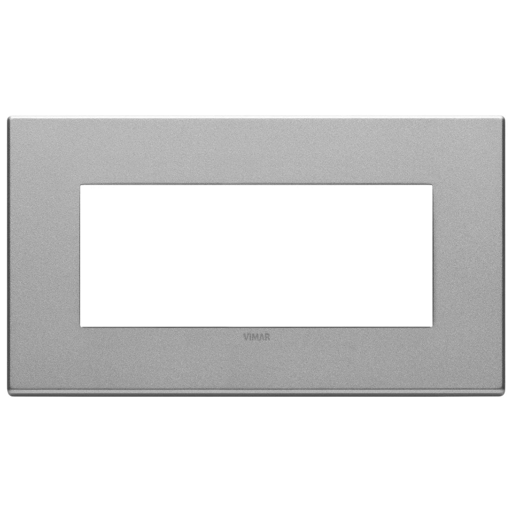 Vimar EIKON 5-Module British Standard Cover Plate, 159.3 x 90 mm, Clamp Mounting