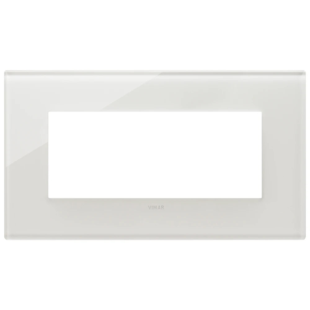 Vimar EIKON 5-Module British Standard Cover Plate, 159.3 x 90 mm, Clamp Mounting