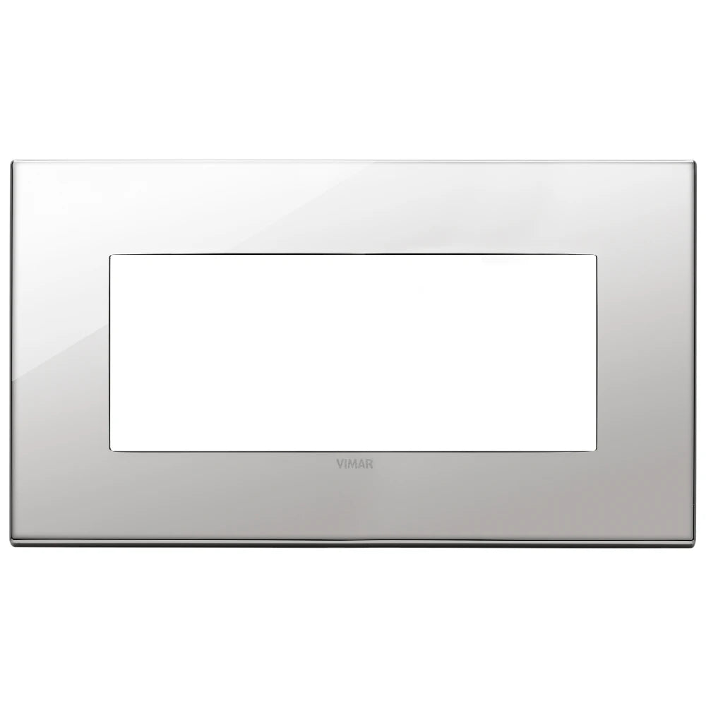 Vimar EIKON 5-Module British Standard Cover Plate, 159.3 x 90 mm, Clamp Mounting