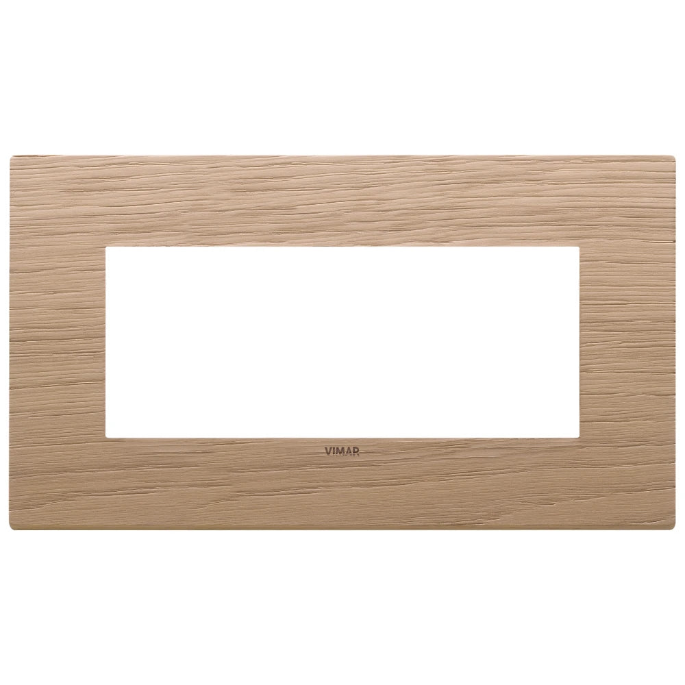 Vimar EIKON 5-Module British Standard Cover Plate, 159.3 x 90 mm, Clamp Mounting