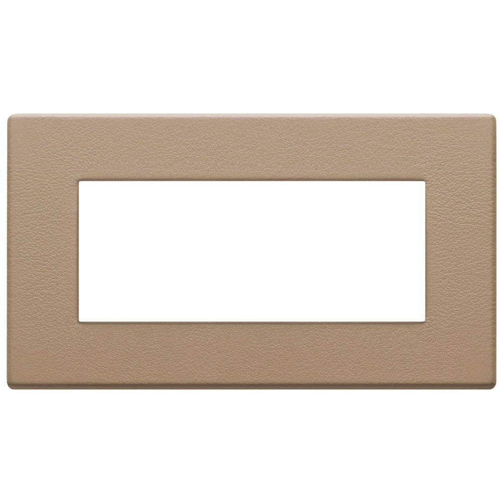 Vimar EIKON 5-Module British Standard Cover Plate, 159.3 x 90 mm, Clamp Mounting