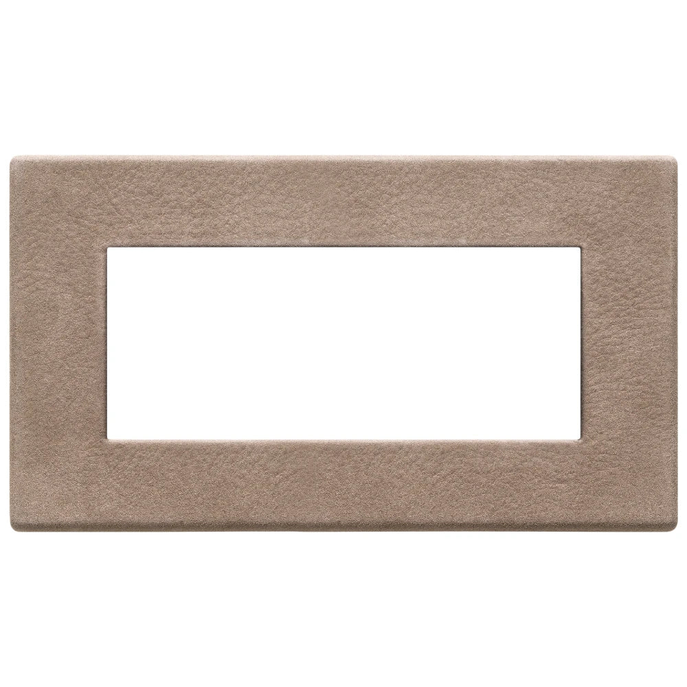 Vimar EIKON 5-Module British Standard Cover Plate, 159.3 x 90 mm, Clamp Mounting