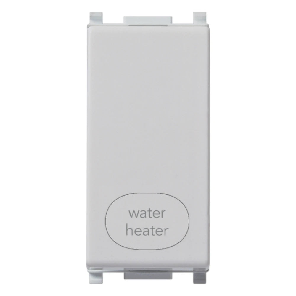 Vimar Plana 2P 20AX 1-Way Switch, 250V, IP40, Flush Mount