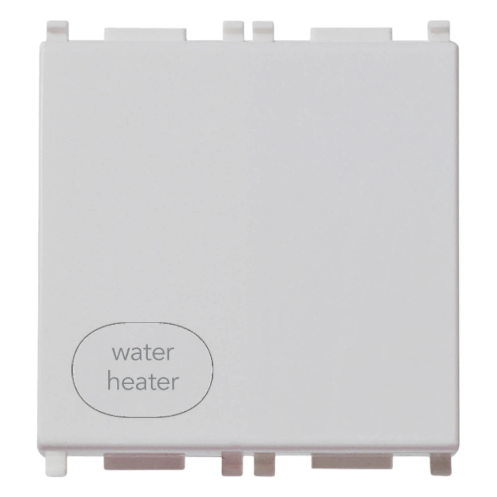 Vimar Plana 2P 20AX 1-Way Switch, 250V, IP40, Flush Mount