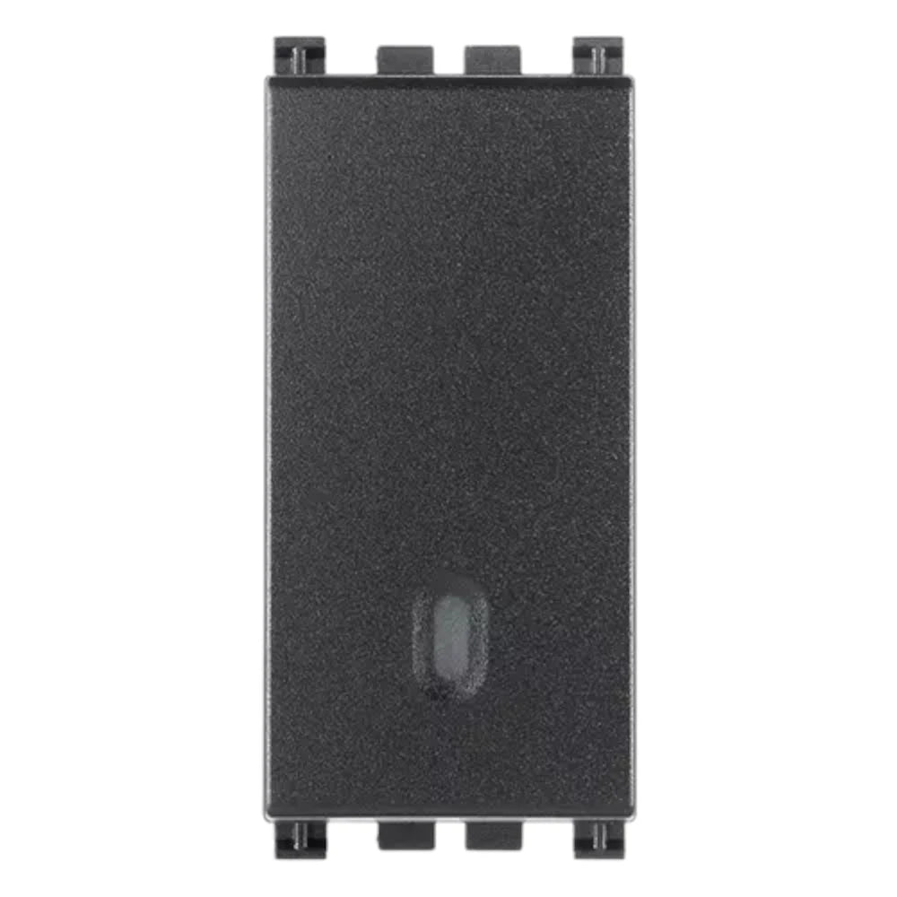 Vimar ARKÉ 1P 10AX 2-Way Switch, 250V, IP40, Replaceable Button
