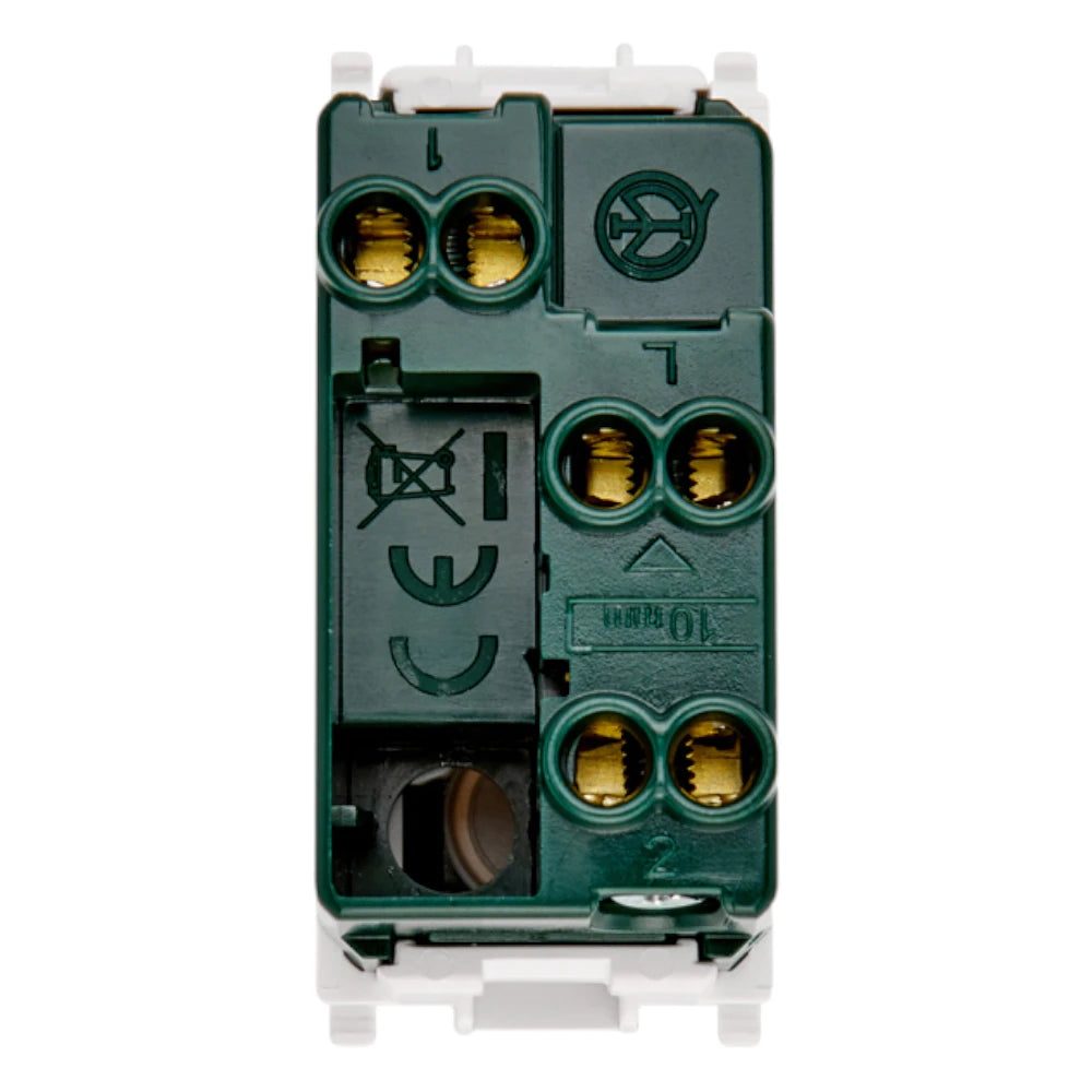 Vimar PLANA 1P 10AX 2-Way Switch, 250V, IP40, Lightable