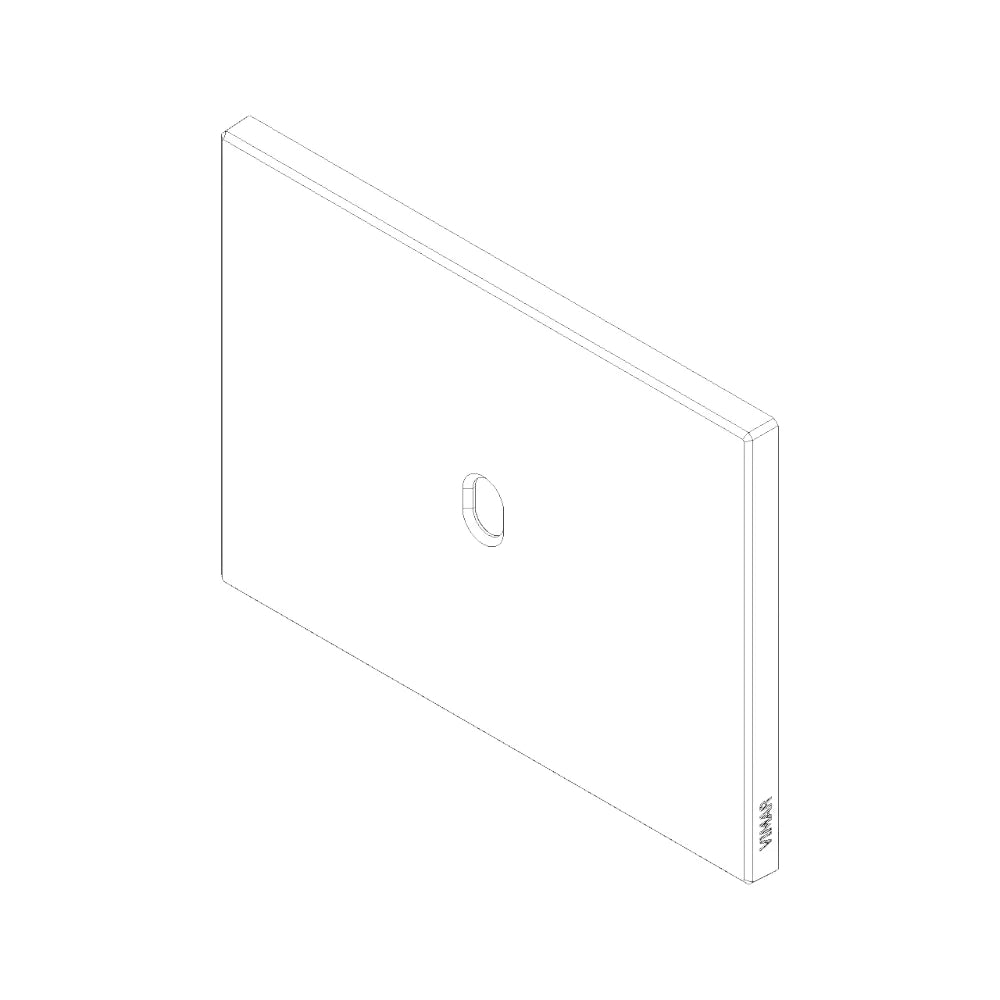 Vimar EIKON Vintage Cover Plate, Metal, IP00, Clamp Mounting