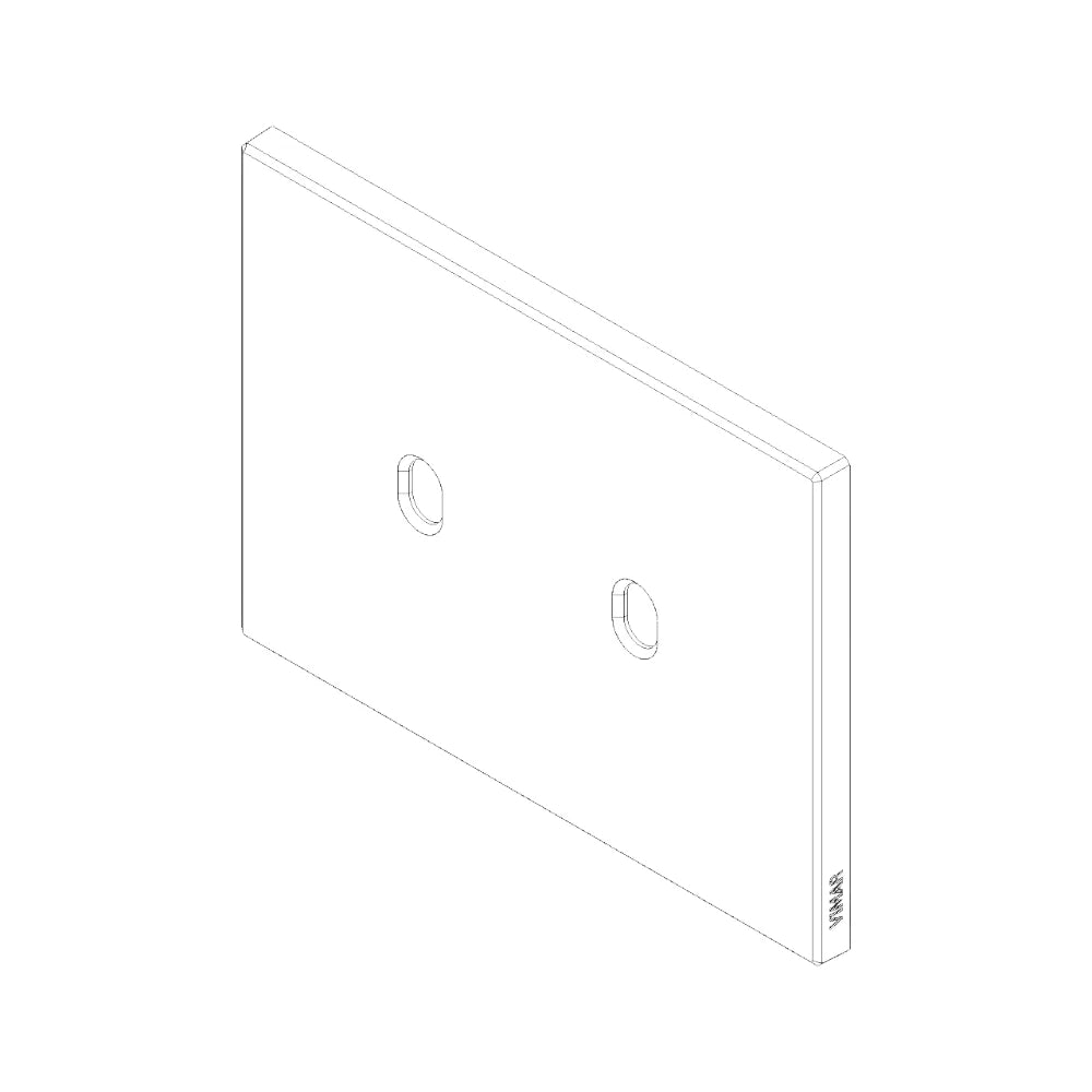 Vimar EIKON Vintage Cover Plate, Metal, IP00, Clamp Mounting