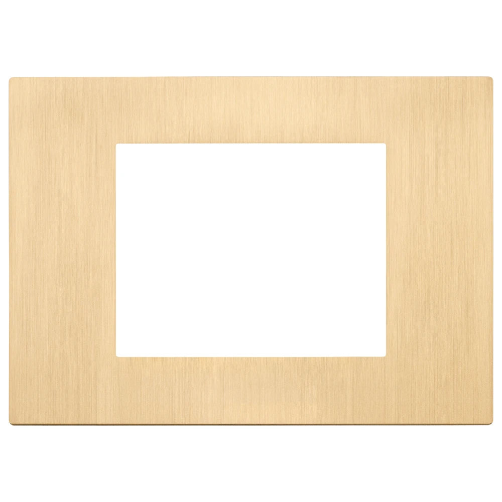 Vimar LINEA 3-Module Cover Plate, Horizontal/Vertical Mount, IP00