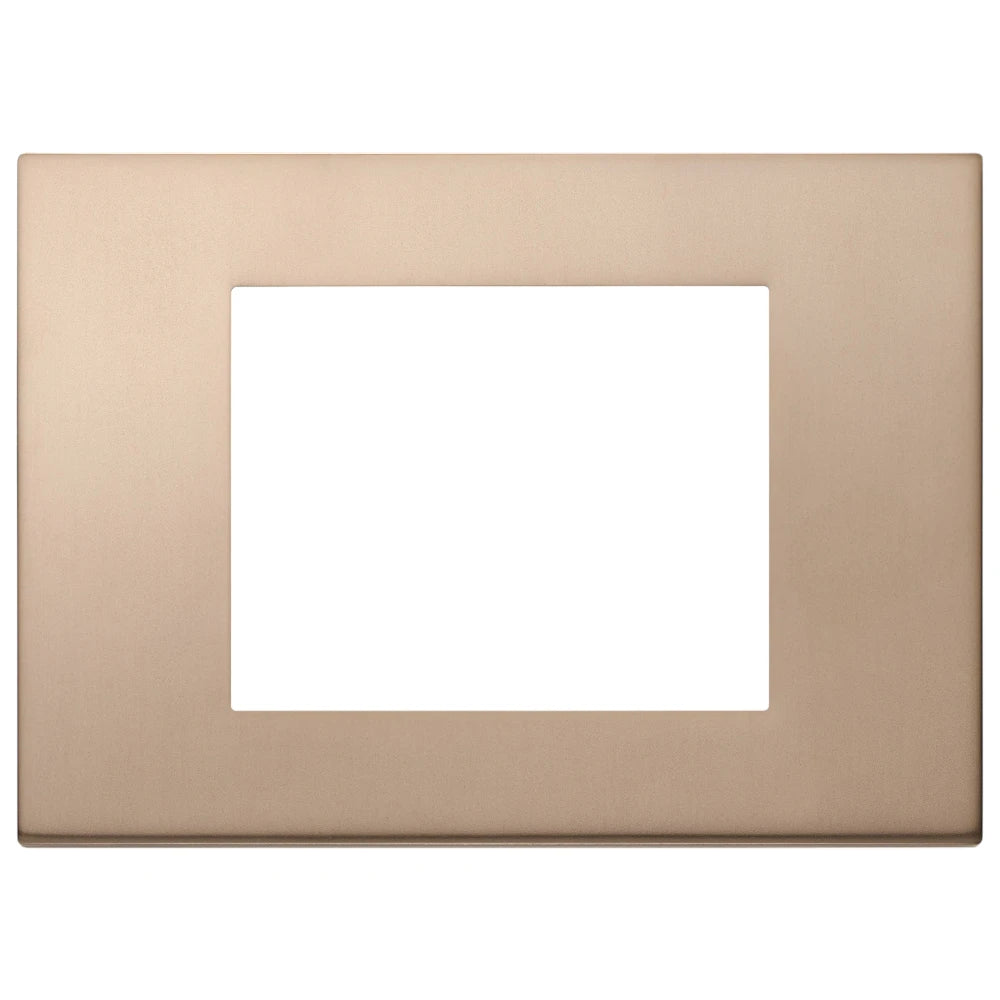 Vimar LINEA 3-Module Cover Plate, Horizontal/Vertical Mount, IP00
