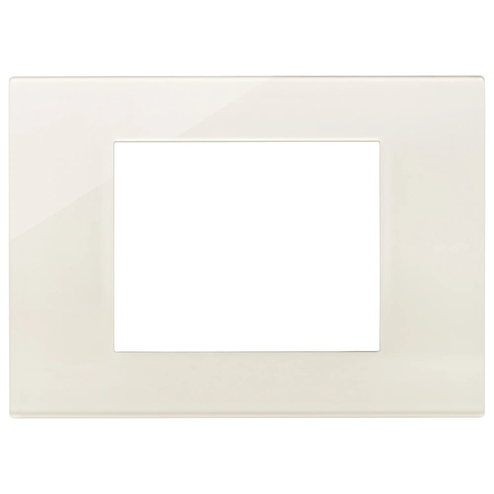 Vimar LINEA 3-Module Cover Plate, Horizontal/Vertical Mount, IP00