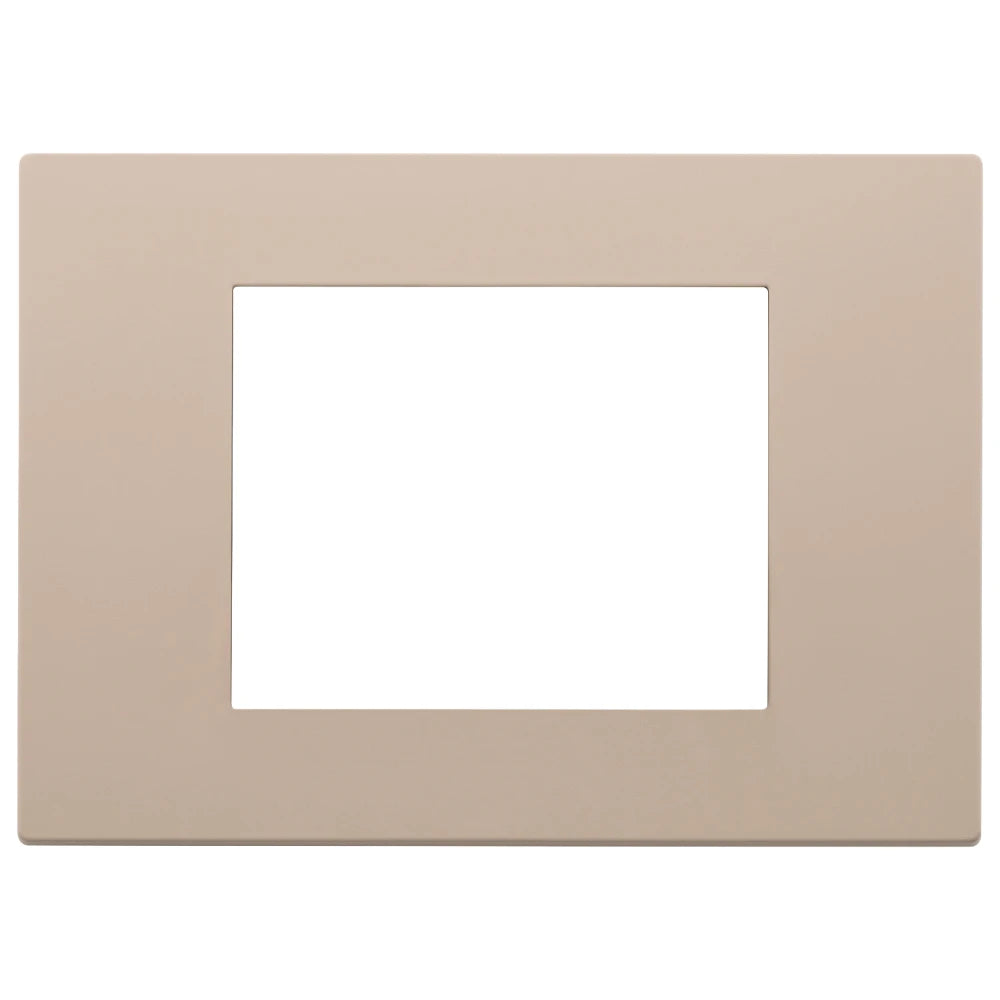Vimar LINEA 3-Module Cover Plate, Horizontal/Vertical Mount, IP00