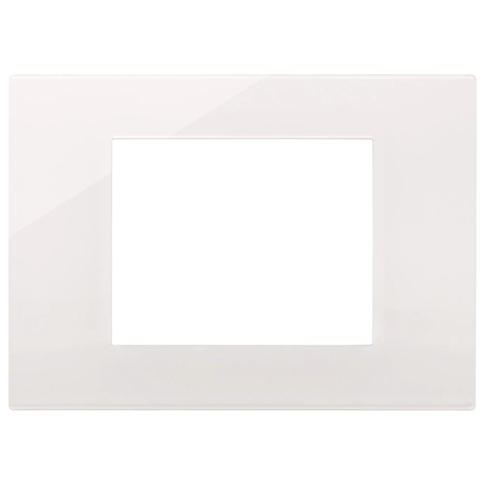 Vimar LINEA 3-Module Cover Plate, Horizontal/Vertical Mount, IP00