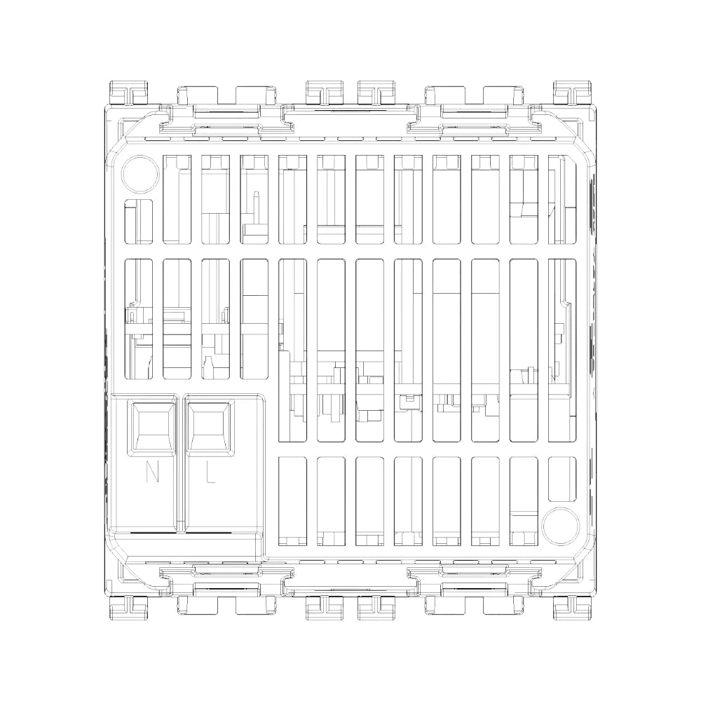 Vimar ARKÉ USB-C Supply Unit, 2 Modules, Power Delivery, 120-240V, Flush Mount