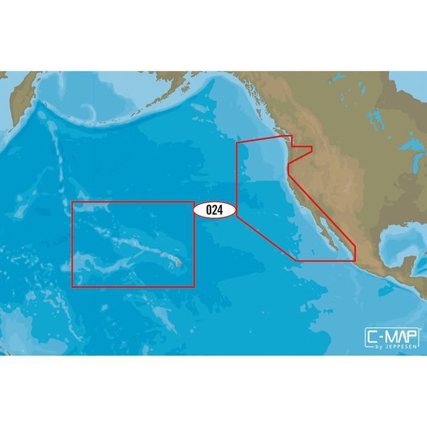 C-MAP - M-NA-D024 4D microSD USA West Coast & Hawaii