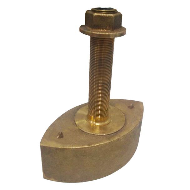 Echonautics - CB131H1kW 1kW 130-210kHz High CHIRP Bronze Thru-Hull Transducer