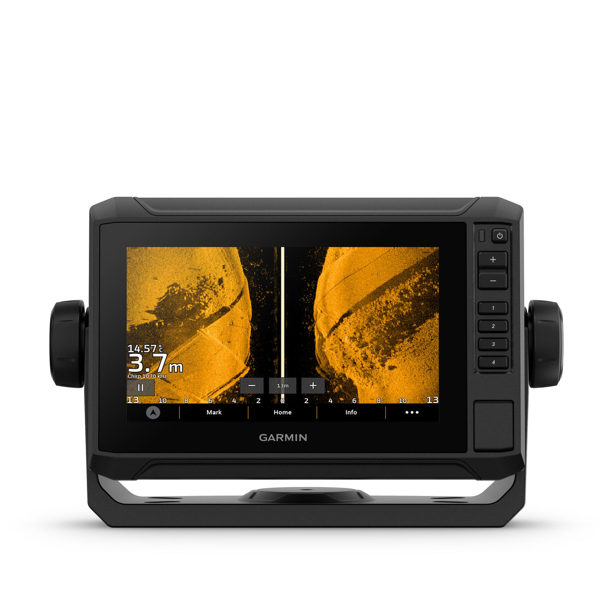Garmin ECHOMAP UHD2 75sv Chartplotter, 7in Touchscreen, Navionics+ Canada Inland and Coastal Maps, ClearVü/SideVü Sonar Support, Wi-Fi, NMEA 2000, No Transducer