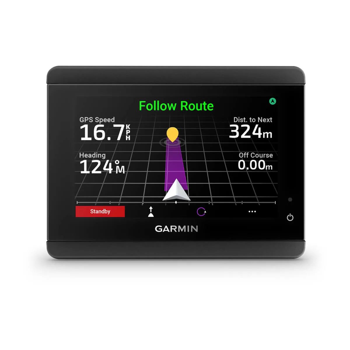 Garmin GHC 50 Marine Autopilot Instrument, 5 in Touchscreen, NMEA 2000, IPX7