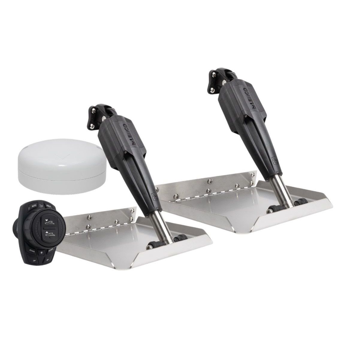 Lenco Marine - 12in x 12in Edge Mount Trim Tab Kit - 12v, With Pro Control Auto