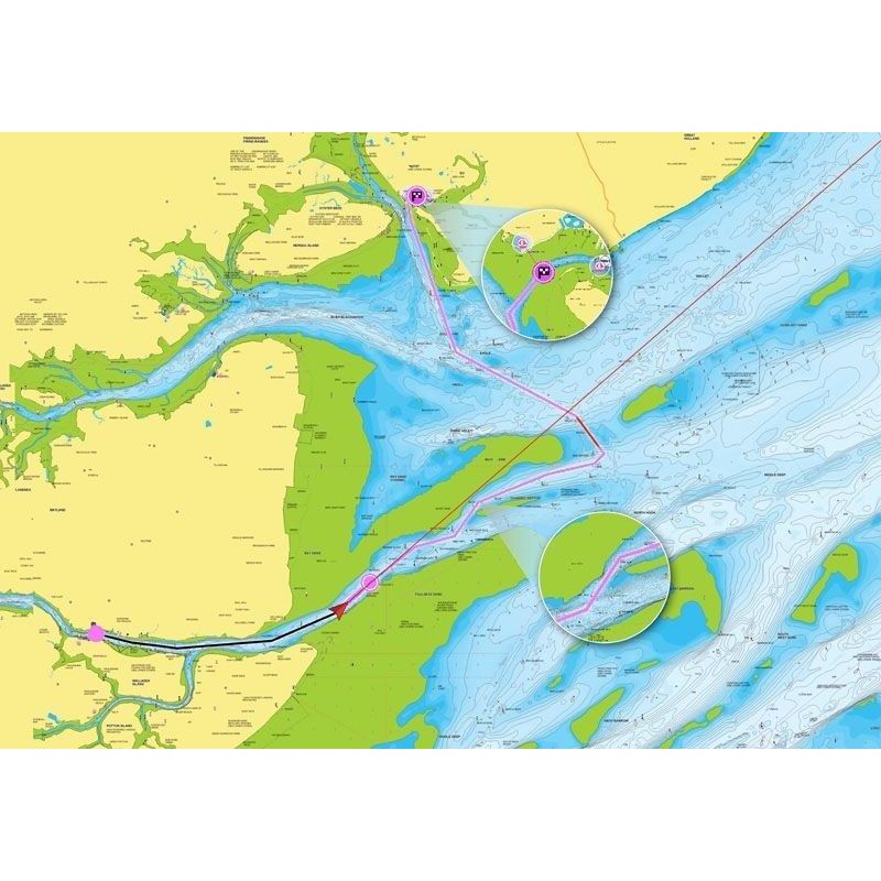 Navionics - Plus NASA004L Mexico, Caribbean to Brazil microSD