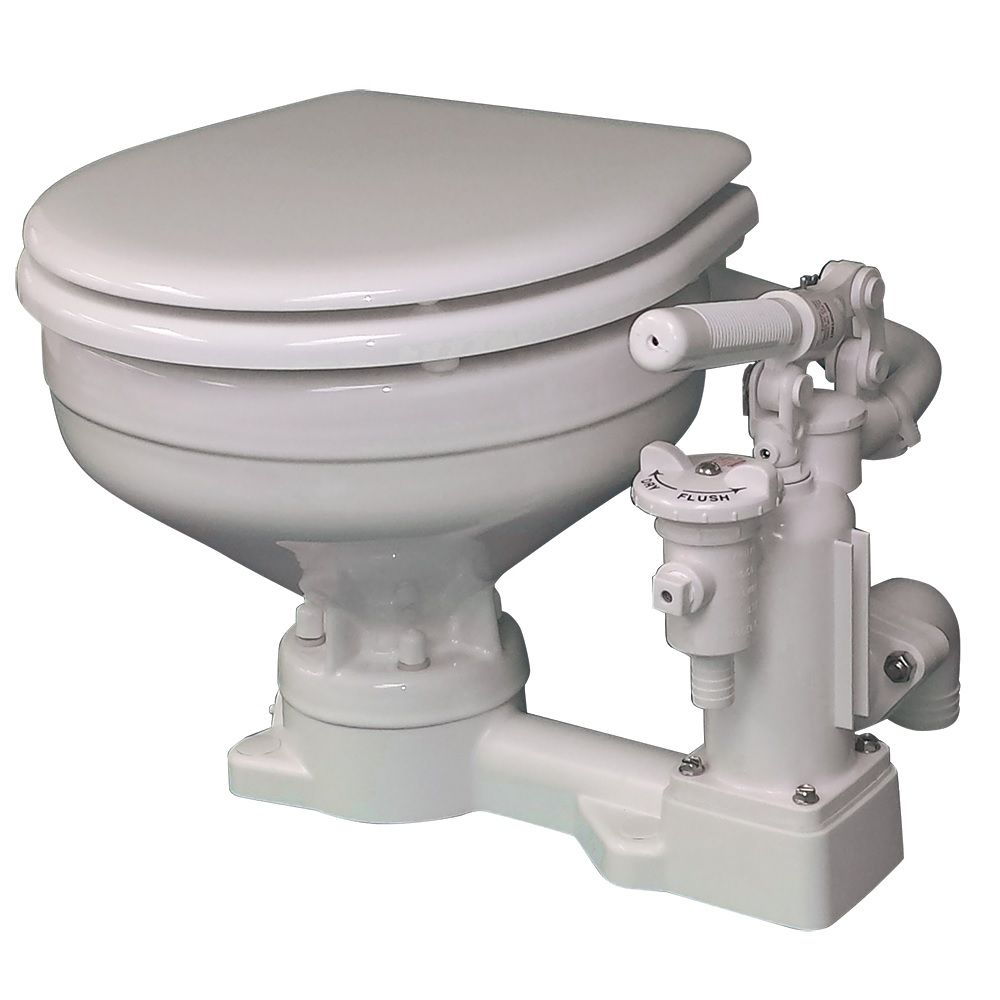Raritan - PH SuperFlush Manual Toilet - Marine Size Bowl