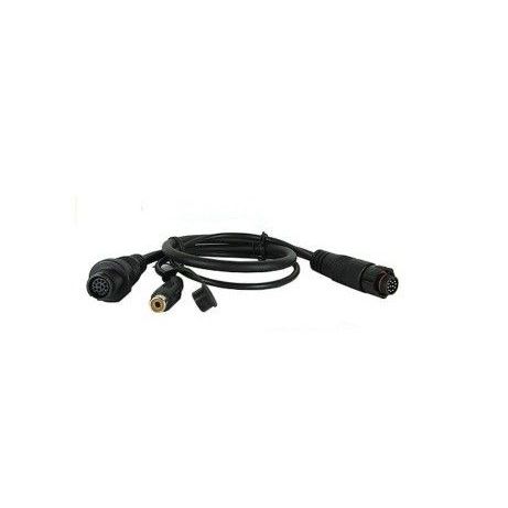 Raymarine Handset Adapter Cable, 12-Pin, Male RCA Audio, 400 mm