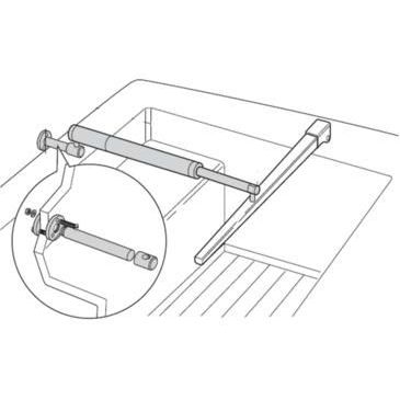 Raymarine 4 in Tiller Bracket, For Tiller Pilots, Horizontal Mounting