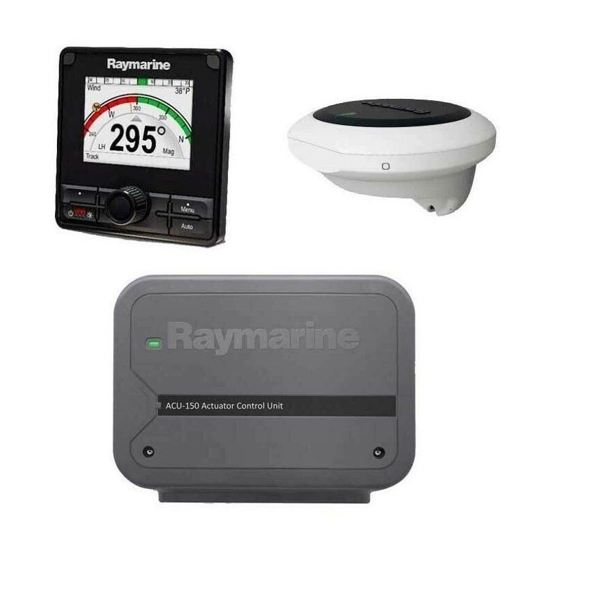 Raymarine EV-150 Power Pilot Core Pack, No Drive, 12V, For Hydraulic Steering, 4.9-14.0 cu in Ram Capacity