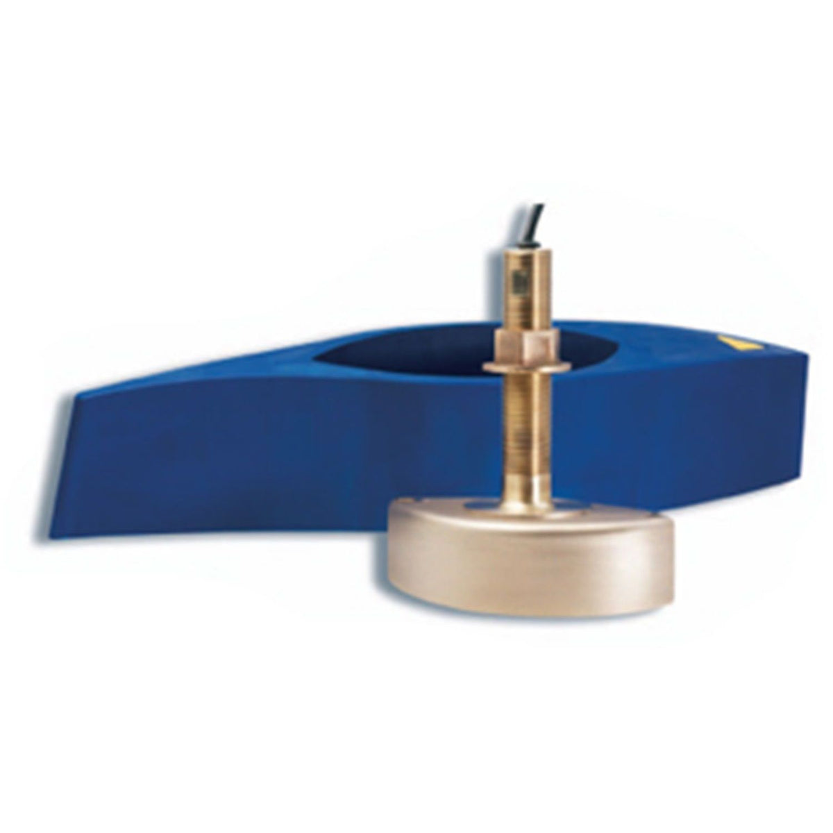 Simrad B258 Bronze Thru-Hull Depth/Temp Transducer, For BSM-1 Echosounder, 1kW, 50/200 kHz, 9-Pin, 500 m Max Depth