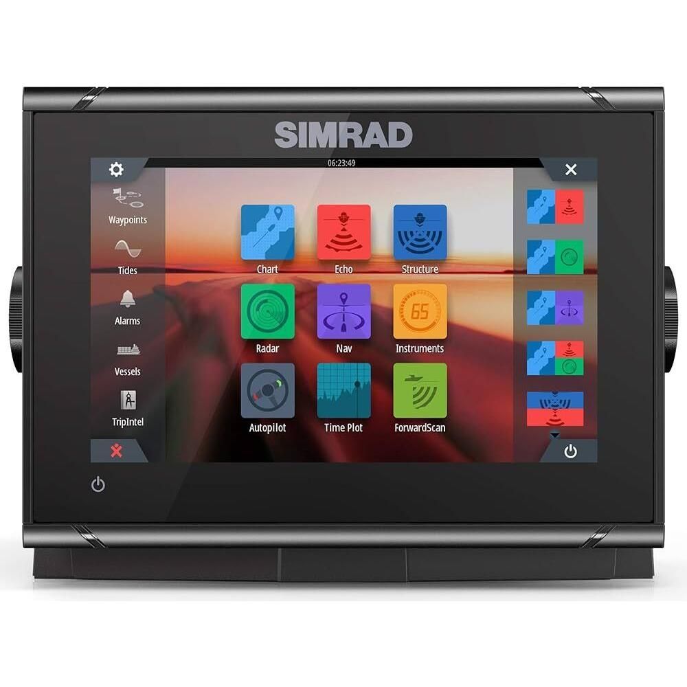 Simrad GO7 XSR 7in Fishfinder/Chartplotter, Active Imaging 3-in-1 Transducer, C-MAP DISCOVER Chart