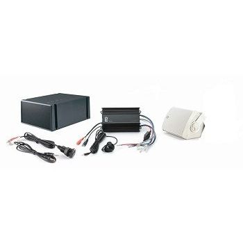 Poly-Planar - MP3-KIT-7 White Amp & Speaker Kit