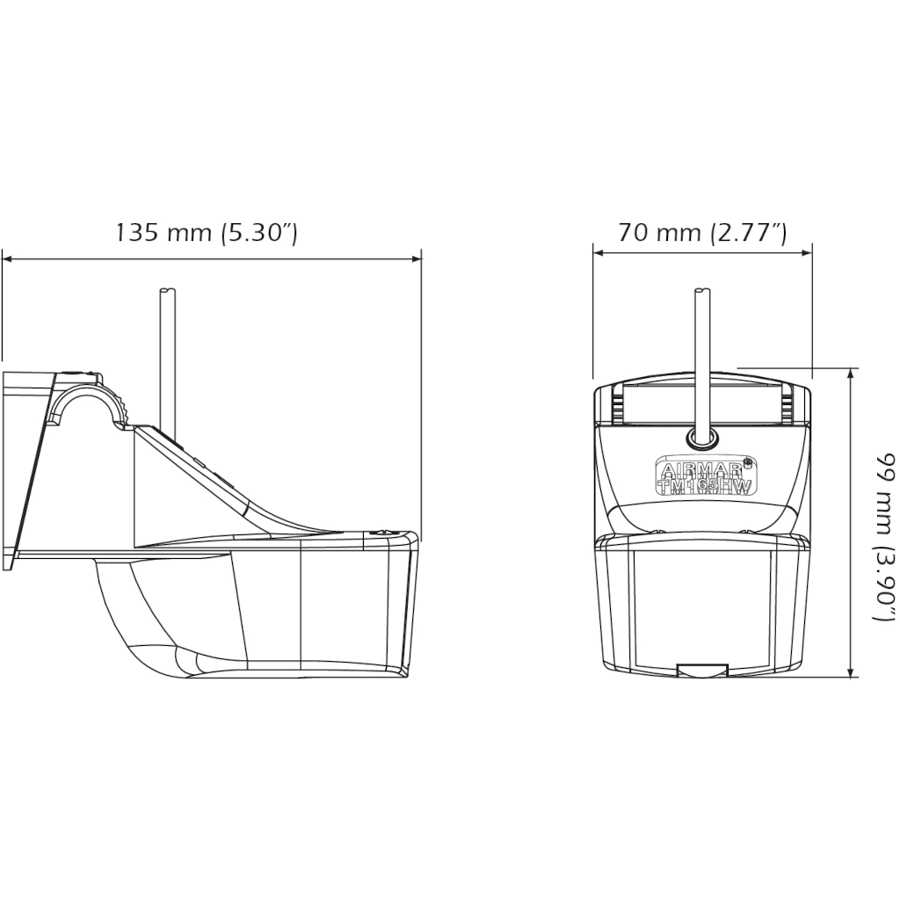 Airmar - TM165C-HW Transducer High Wide CHIRP Transducer