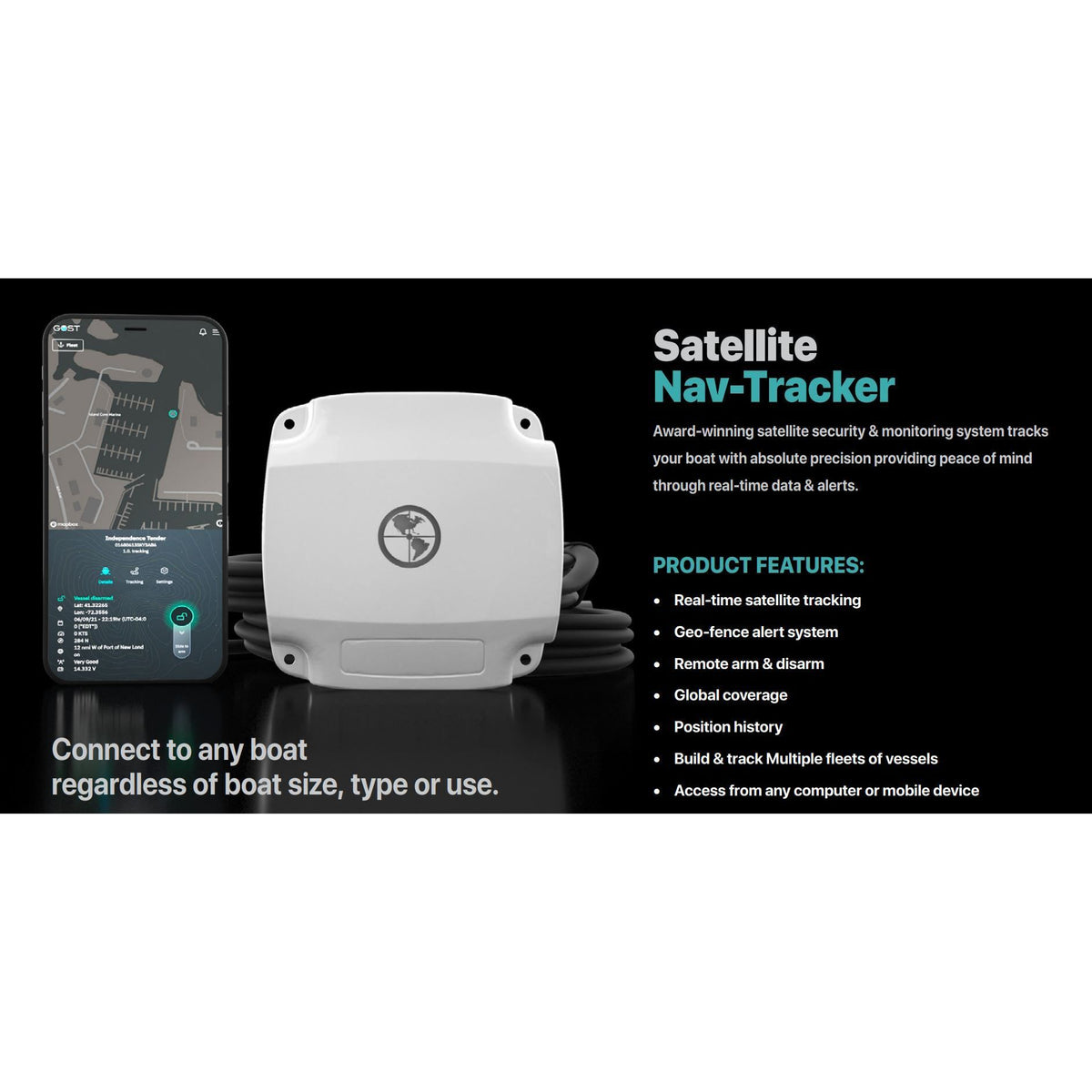 GOST - Nav-Tracker 1.0 IDP SAT/GPS Tracking Device